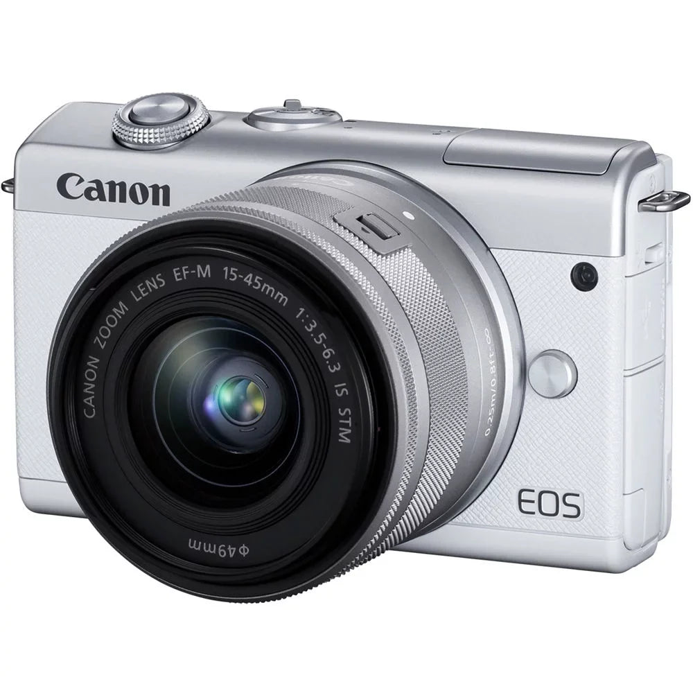 Canon EOSize M200 Mirrorless Digital Camera with 15-45mm Lens (3700C009) + More