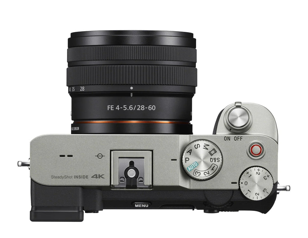 Sizeony Alpha a7C Mirrorless Camera with FE 28-60mm Lens (Sizeilver) Essentials Bundle