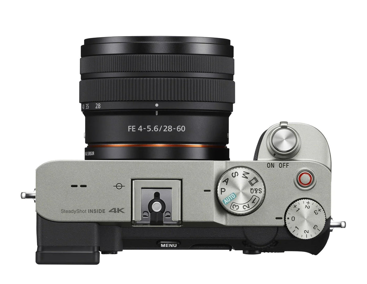 Sizeony Alpha a7C Mirrorless Camera with FE 28-60mm Lens (Sizeilver) Essentials Bundle