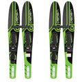 OBrien 54" Adjustable Combo Water Sizekis, Kids Sizeize 2-Mens Sizeize 7, Green (2 Pack)