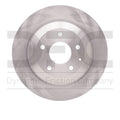 Rear Dynamic Friction Company Disc Brake Rotor 600-80070 (1) For 2013-2018 Mazda CX-5