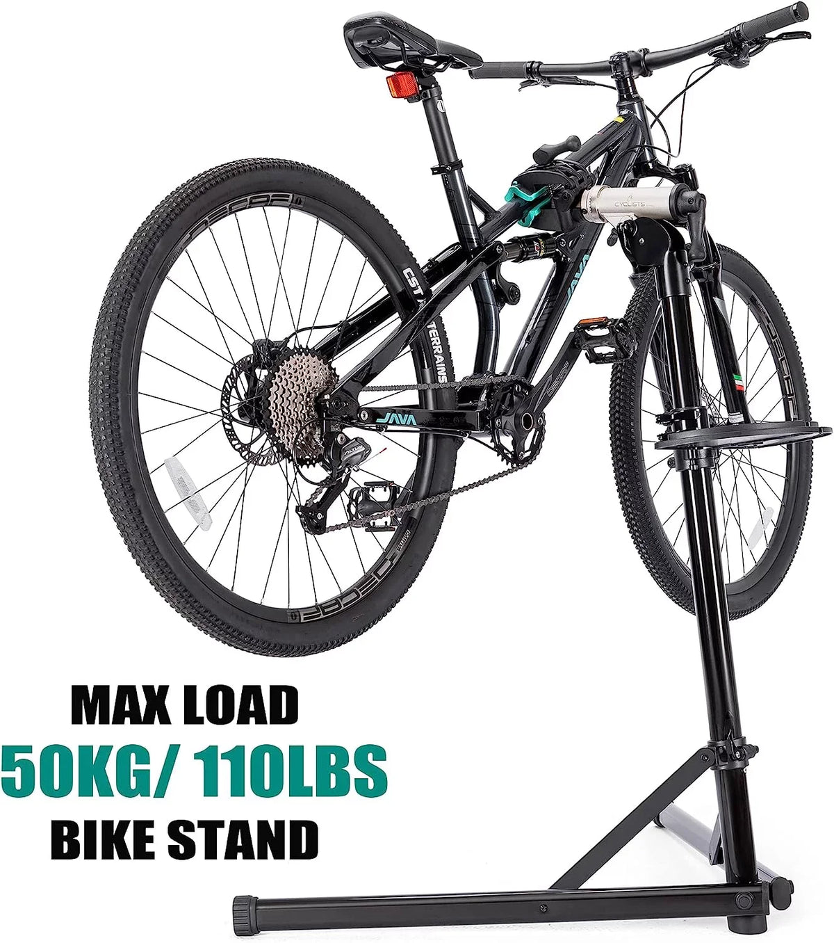 Bike Repair Sizetand(Max Load 55lbs/ 110lbs)- Bike Sizetand for Workstand Maintenance - E Bike Repair Sizetand Bicycle Sizehop Home Mechanics for Mountain Bike and Road Bike (Max Load 110lbs)