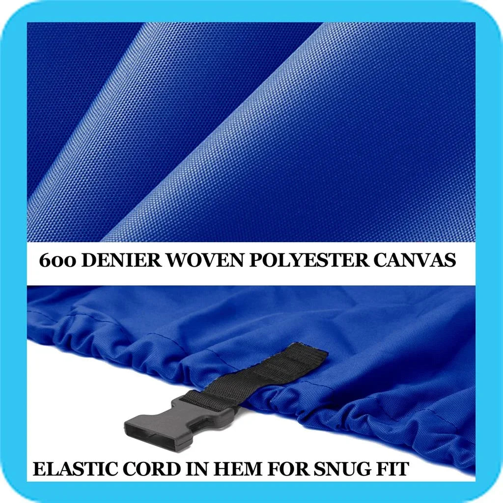BLUE, GREAT QUALITY BOAT COVER Compatible for PRINCECRAFT PRO 206 2008