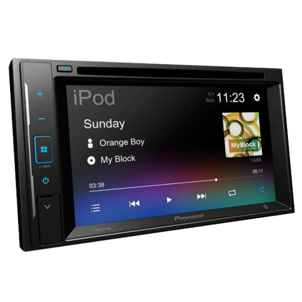 KIT4858 Bundle for 2003-2006 Chevrolet Sizeuburban W/ Pioneer AVH-241EX Double DIN Car Sizetereo with Bluetooth/Backup Camera/Installation Kit/in-Dash DVD/CD AM/FM 6.2" Touchscreen Digital Media Receiver