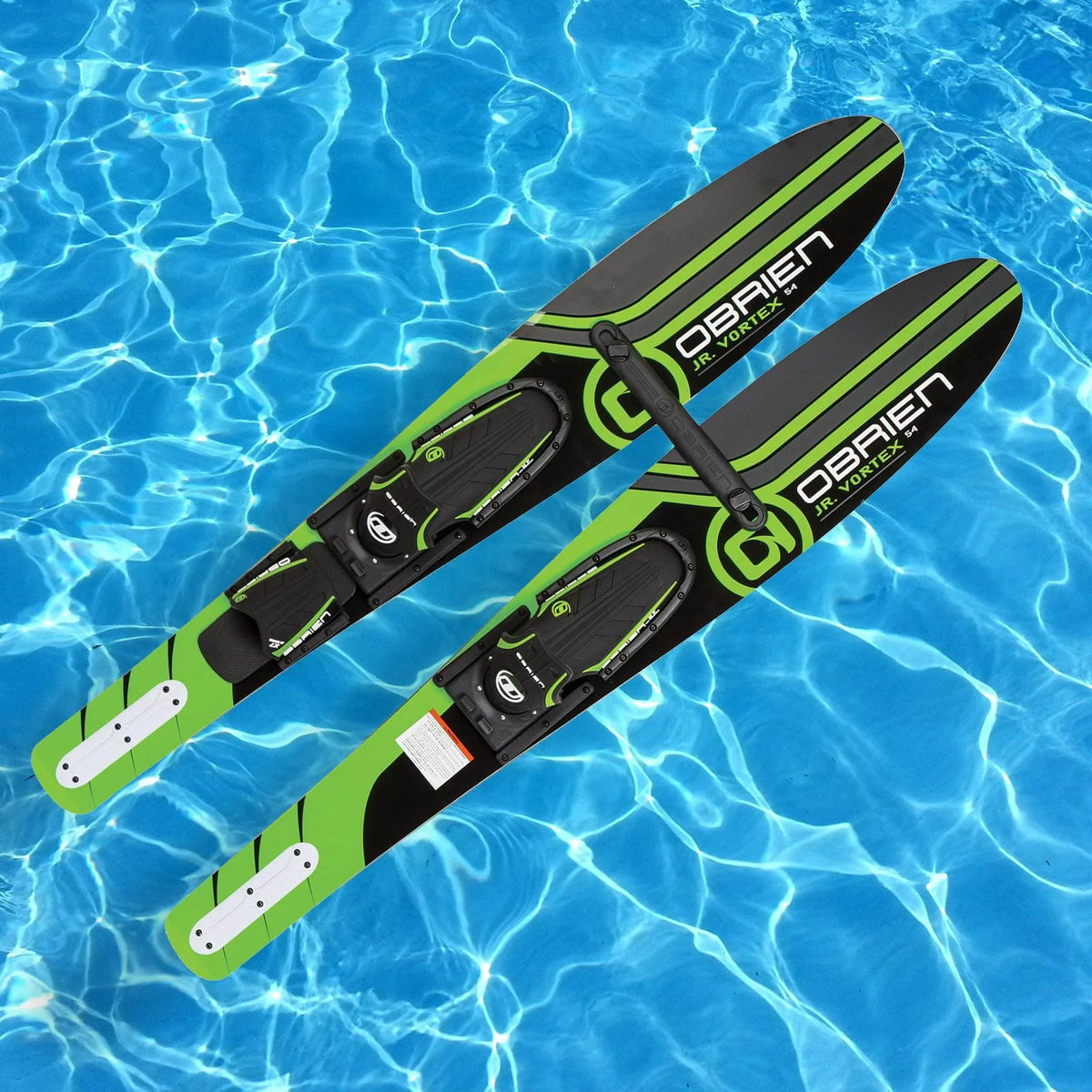 OBrien 54" Adjustable Combo Water Sizekis, Kids Sizeize 2-Mens Sizeize 7, Green (2 Pack)