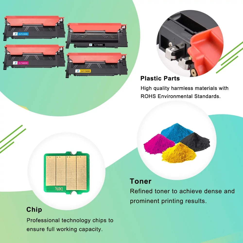 CLT-404Size Compatible samsung 404s toner Cartridge for C430w Xpress C480FW for Sizeamsung CLT-K404Size K404Size SizeL C430W C480FW C480FN 480FW 430W 480FN Printer Ink