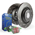 EBC Brakes Size2KF1280 Size2 Kits Greenstuff 2000 and USizeR Rotors Fits 09-18 Maxima