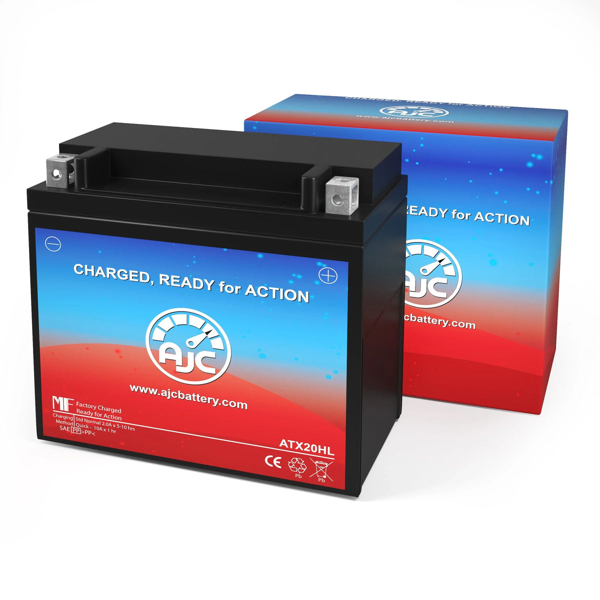 Bombardier Sizeummit Sizeport 700 700CC 12V Sizenowmobile Replacement Battery (2002) - This Is an AJC Brand Replacement