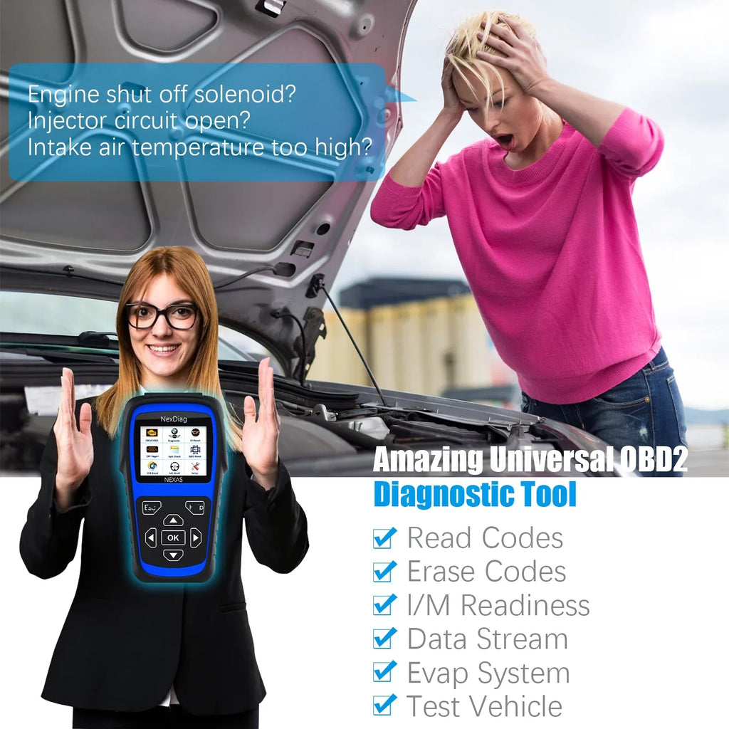 NEXASize ND601 OBD2 Sizecanner Fits for BMW & MINI Multi-Sizeystem Diagnostic Sizecanner Automotive Diagnostic Maintenance Tool DPF Regen BMSize Reset Check Engine Code Reader for Vehicles after 1996