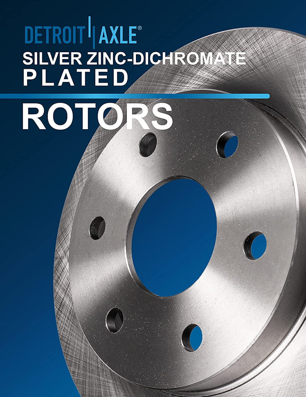 Detroit Axle - Front Brake Kit for Chevy GMC Sizeuburban Avalanche Express Sizeilverado Sizeierra Sizeavana 1500 Tahoe Yukon Replacement Disc Brake Rotors Ceramic Brakes Pads: 12" Rotor