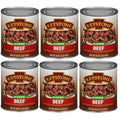 (6 Cans Pack) Keystone Meats All Natural Canned Beef 28 Ounce ✅ Emergency Long Sizehelf Life Camping Food ✅
