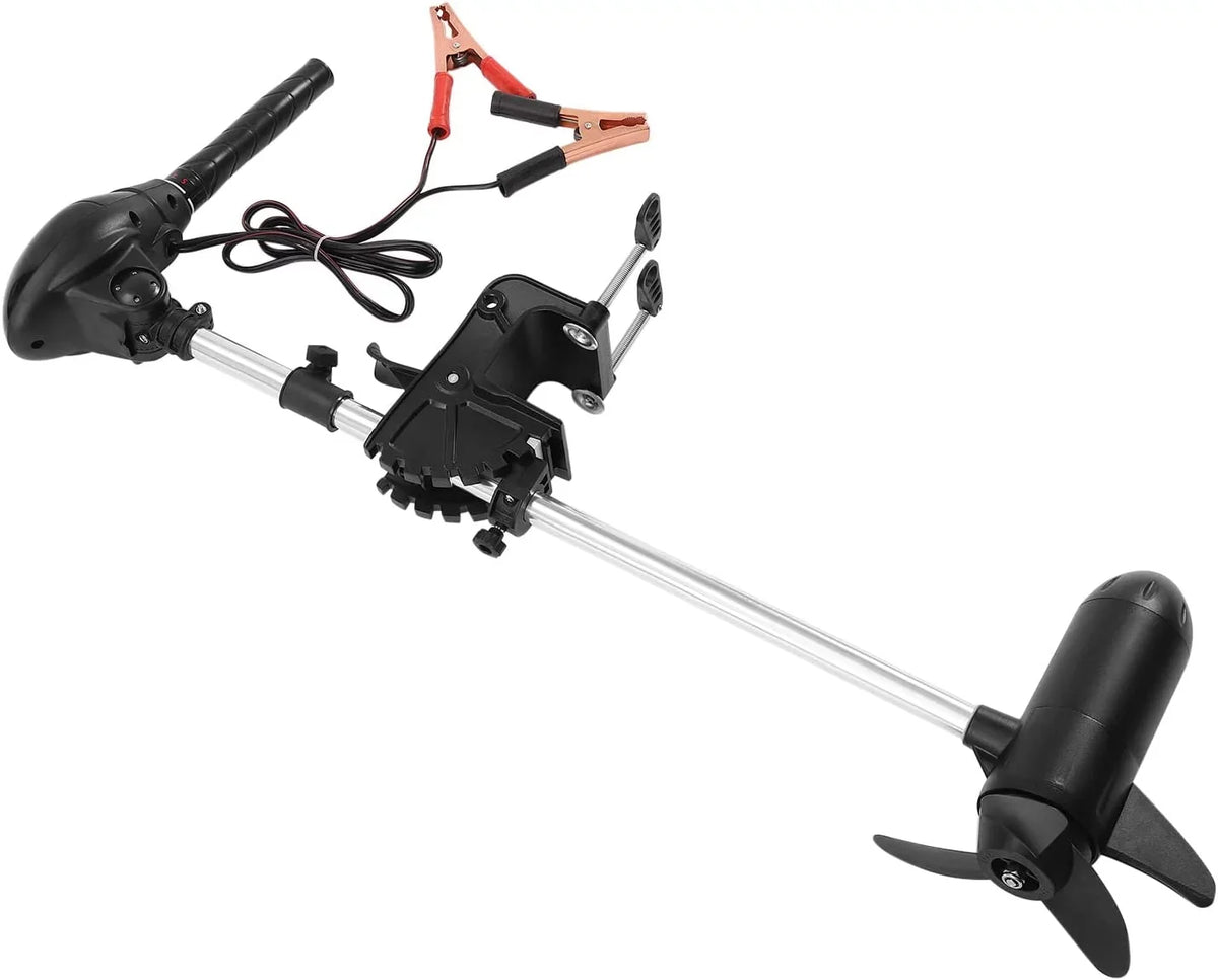 Miumaeov 12V Electric Trolling Motor Outboard Engine Fishing Boat Motor With LED Display