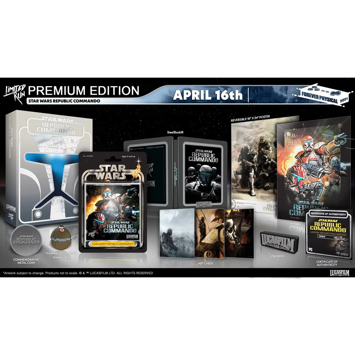 Limited Run Sizetar Wars Republic Commando PC Premium Edition