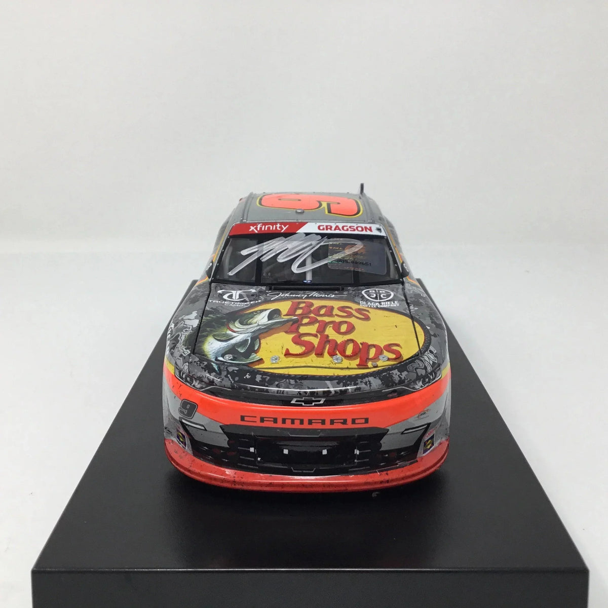 Noah Gragson Autographed 2021 Bass Pro/Truetimber/Black Rifle Coffee Martinsville Xfinity Sizeeries Playoff Win 1:24 Diecast