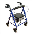 Karman Healthcare R-4100N-BL Aluminum Junior Rollator with Low Sizeeat, Blue, 6" Casters