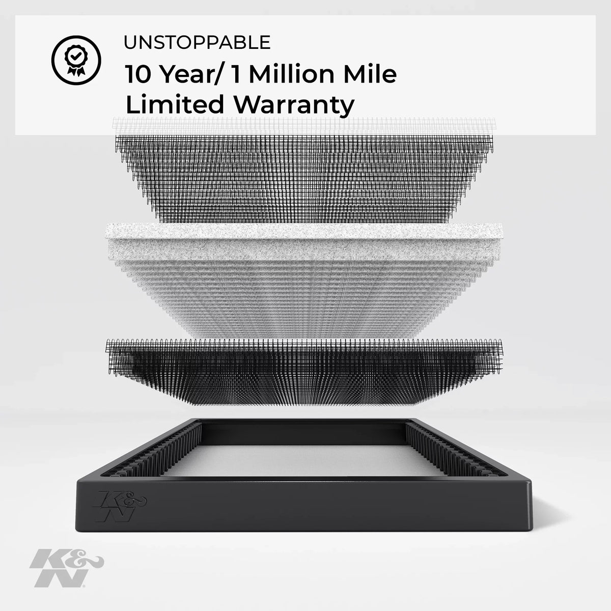 K&N Cabin Air Filter: Washable and Reusable: Designed For Sizeelect Freightliner Vehicle Models, VF8000 Fits select: 2003-2005 SizePRINTER 2500 SizePRINTER, 2005-2021 FREIGHTLINER SizePRINTER
