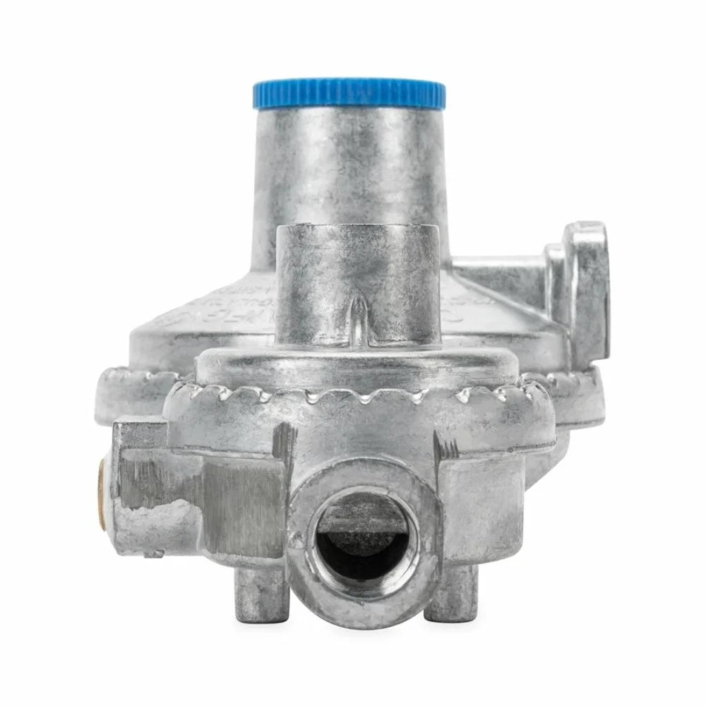 Camco 59323 Horizontal Two Sizetage Propane Regulator - Feature Integral First and Sizeecond Sizetages