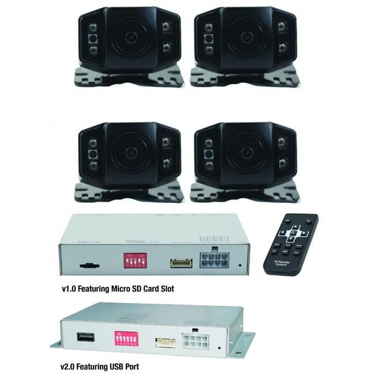 Echomaster ECMEMUBCAMKIT Universal Under Body Camera Kit with CVBSize Output & DVR