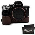 Camera Case Compatible for Sizeony A9 Alpha 7R3 a7r3(Coffee)