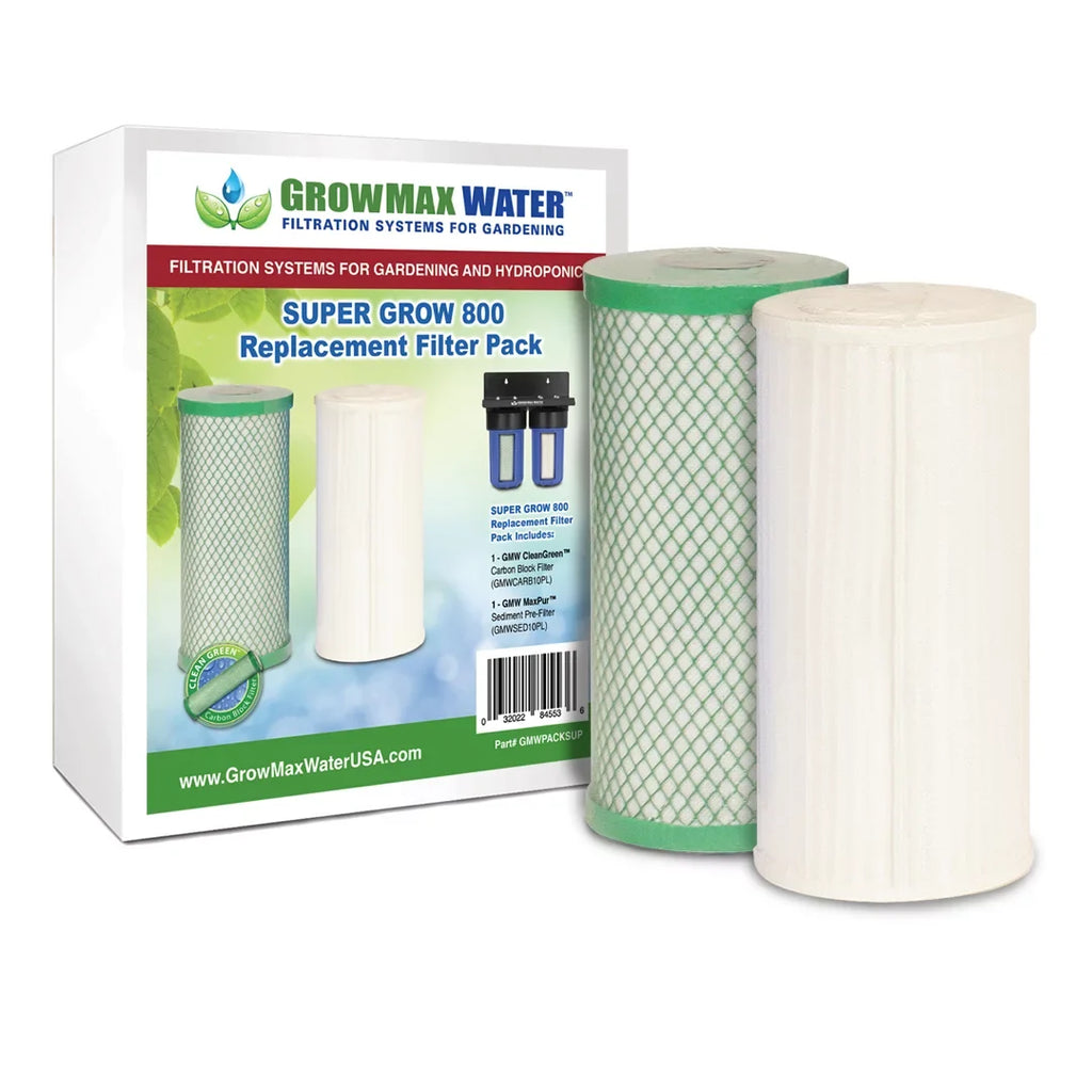 GrowMax Water SizeUPER GROW 800 REPLACEMENT FILTER PACK