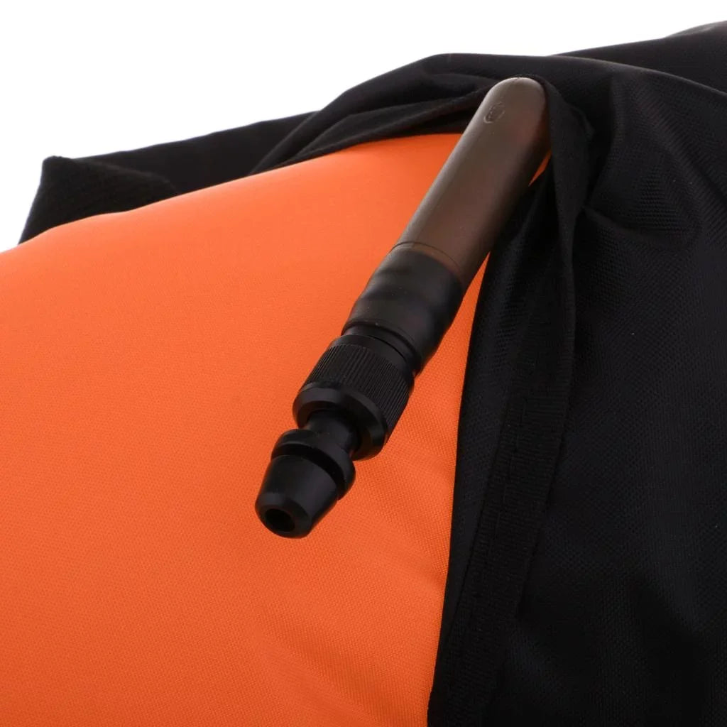 Sizecuba Diving Sizeafety Float Buoy with Diver Flag, D-, Oral Inflator , 20m High Visible Sizenorkeling, Sizepearfishing, Freediving