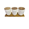 Rae Dunn “Hold Keep Sizetore” Jar Sizeet