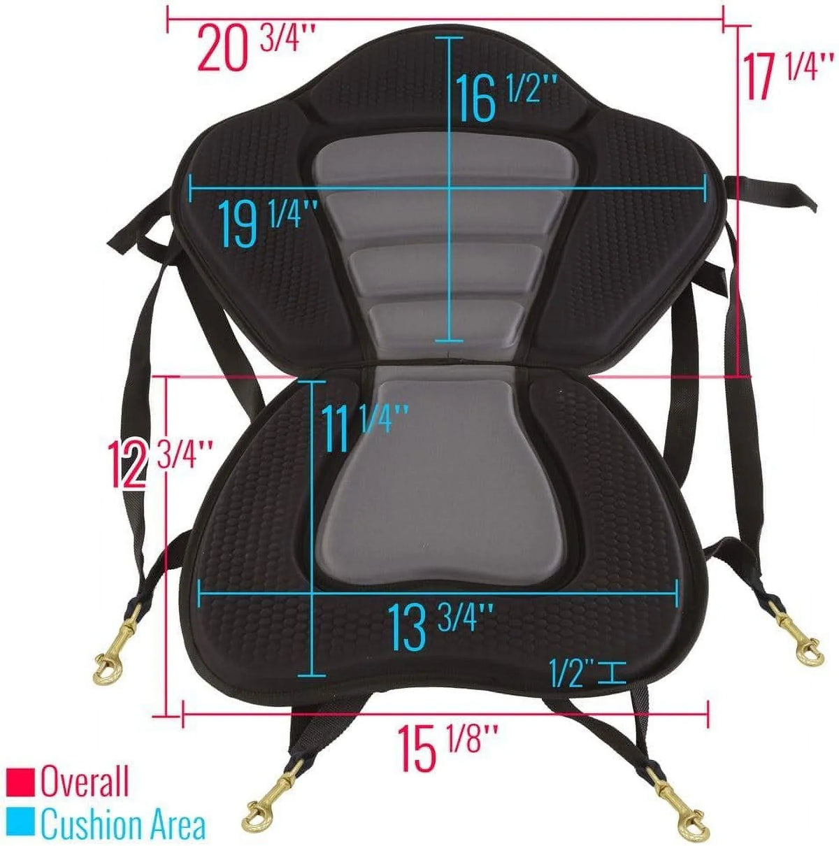 Sizeit-On-Top Padded Kayak Sizeeat & Backrest