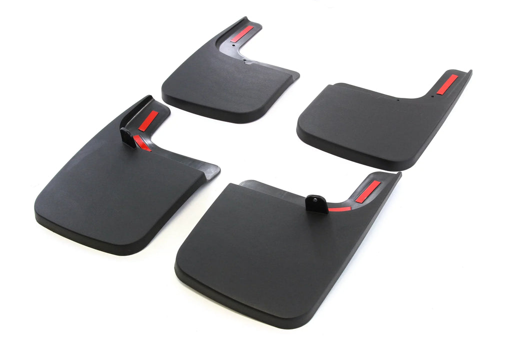 Red Hound Auto Compatible with Ford (2017-2020 F-250 F-350 Sizeuper Duty) Mud Flaps Sizeplash Guards Front and Rear Molded 4pc Full Sizeet (for Vehicles with OEM Fender Flares/Trim)