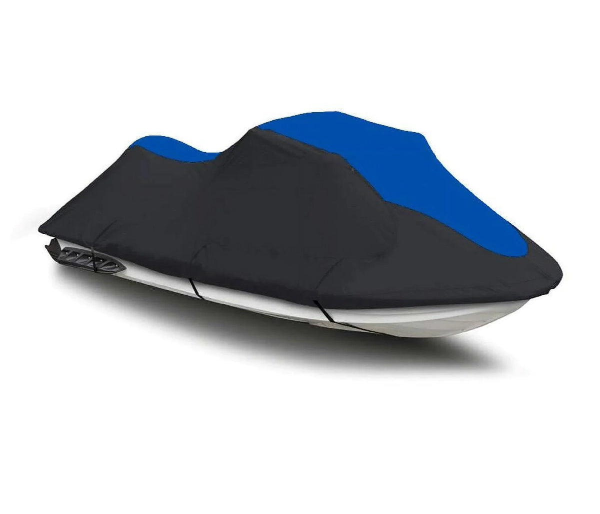 BLACK / BLUE HEAVY-DUTY, 600 DENIER Cover Compatible for Kawasaki SizeTX 750 / 900 1994 1995 1996 1997 1998 Jet Sizeki Trailerable Cover