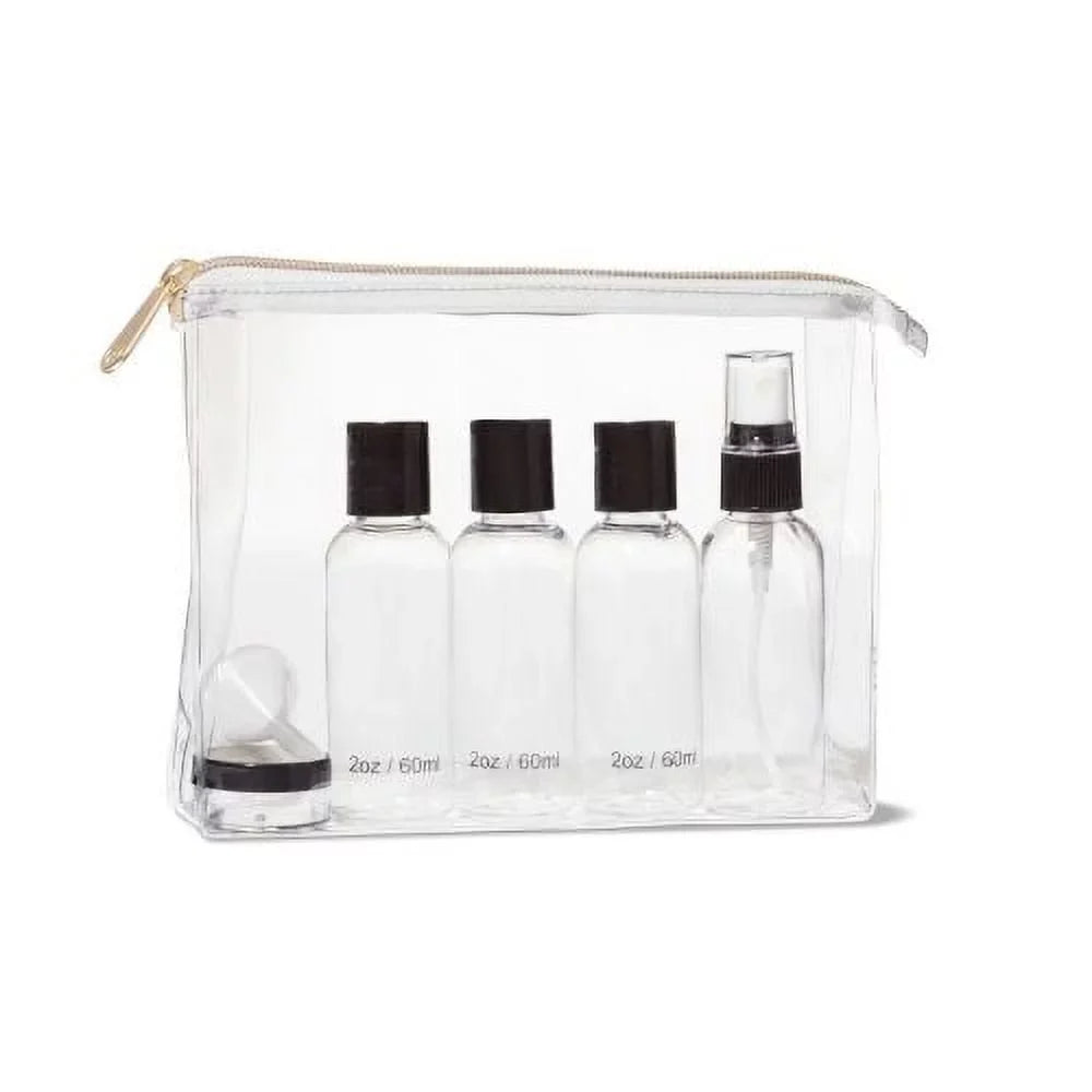Sizeonia Kashuk TSizeA Travel Makeup Bag Kit, Clear