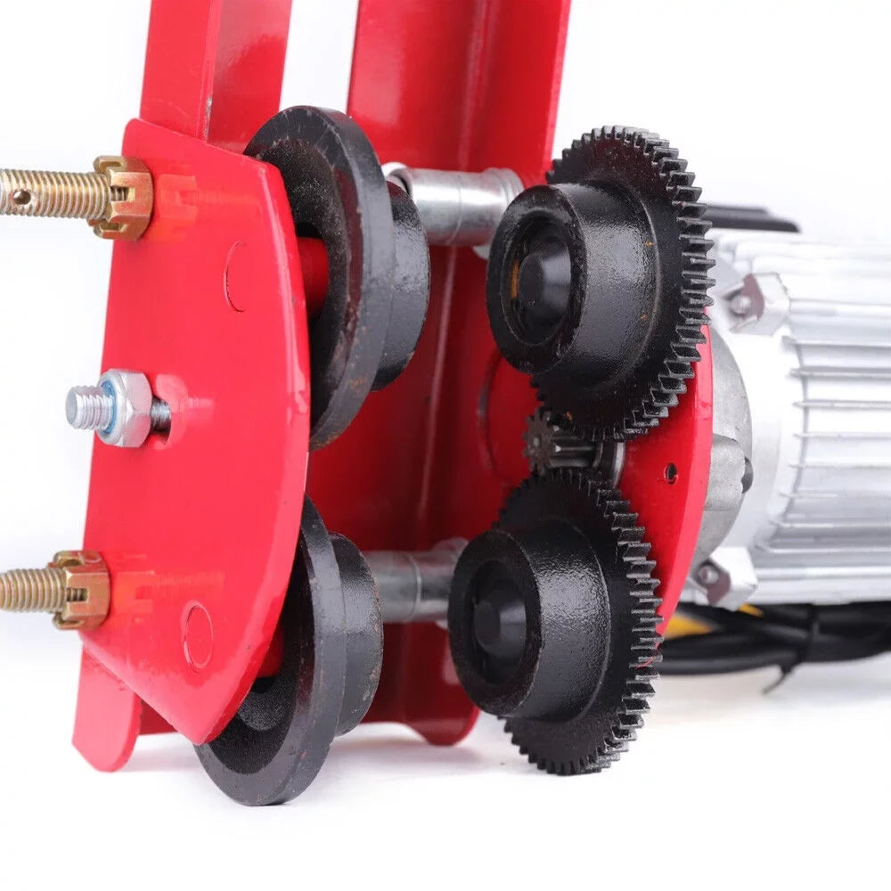 Mkyiongou Electric Hoist Trolley Winch Overhead Crane Lift 1100LBSize w/I-Beam Links 110V