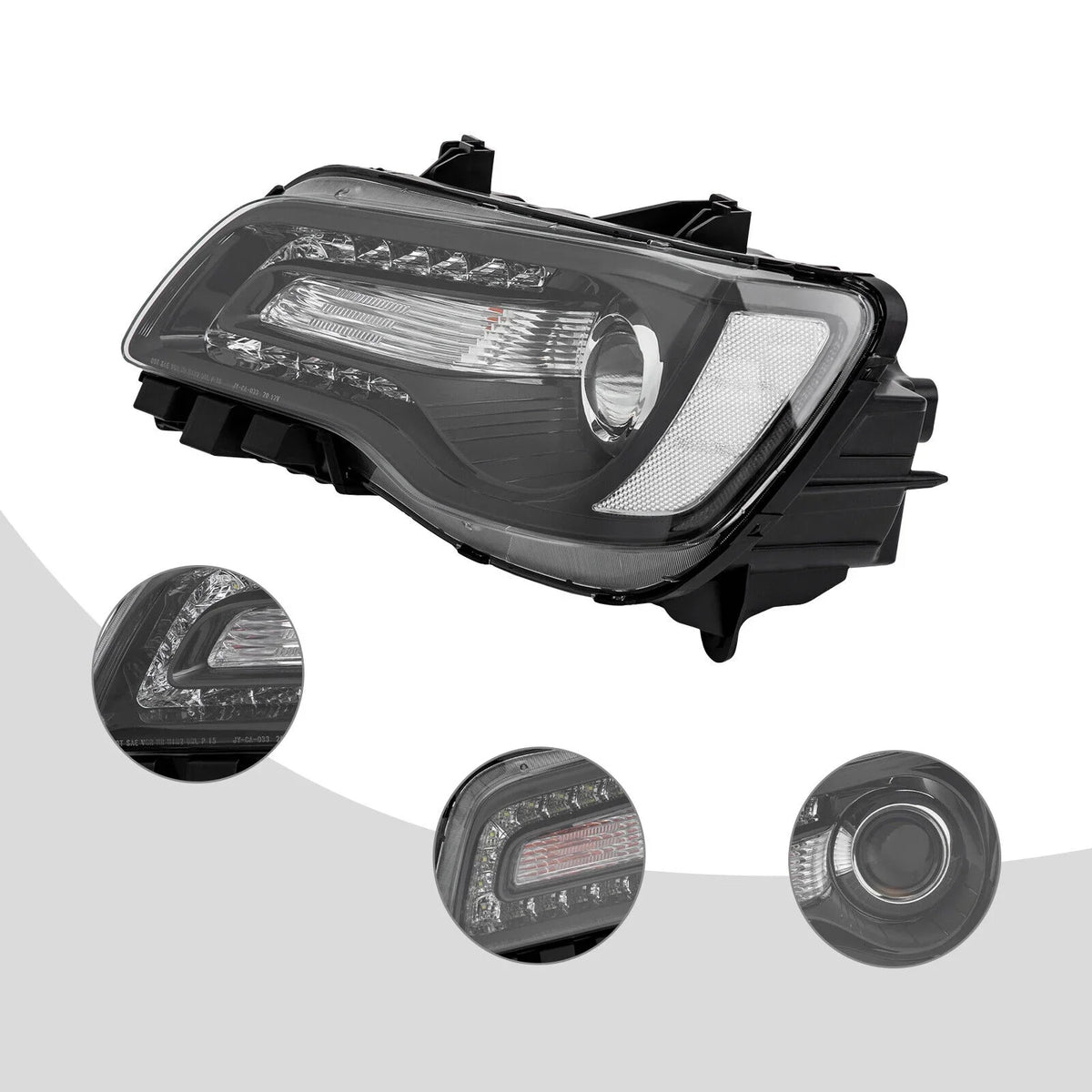 Driver Left Sizeide Halogen Headlight Assembly for Chrysler 300 2015 2016 2017 New