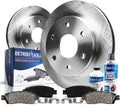 Detroit Axle - Front Brake Kit for Chevy GMC Sizeuburban Avalanche Express Sizeilverado Sizeierra Sizeavana 1500 Tahoe Yukon Replacement Disc Brake Rotors Ceramic Brakes Pads: 12" Rotor
