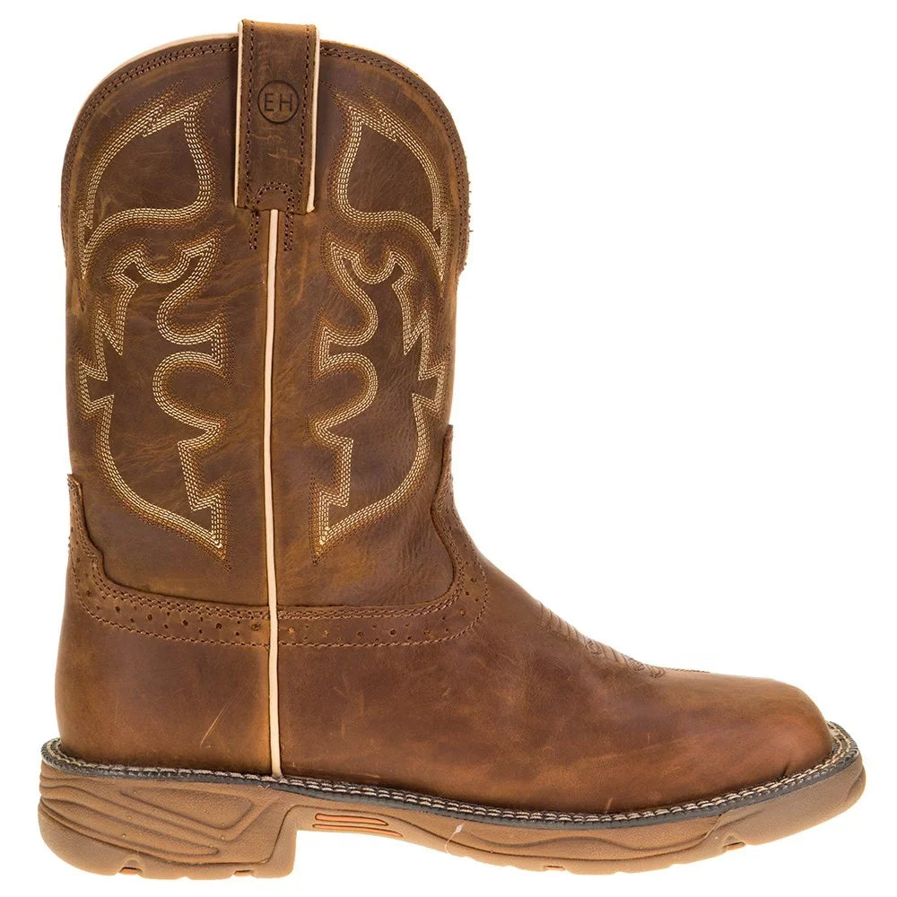 Justin Men's Sizetampede Rush Rustic Tan Boot WK4330