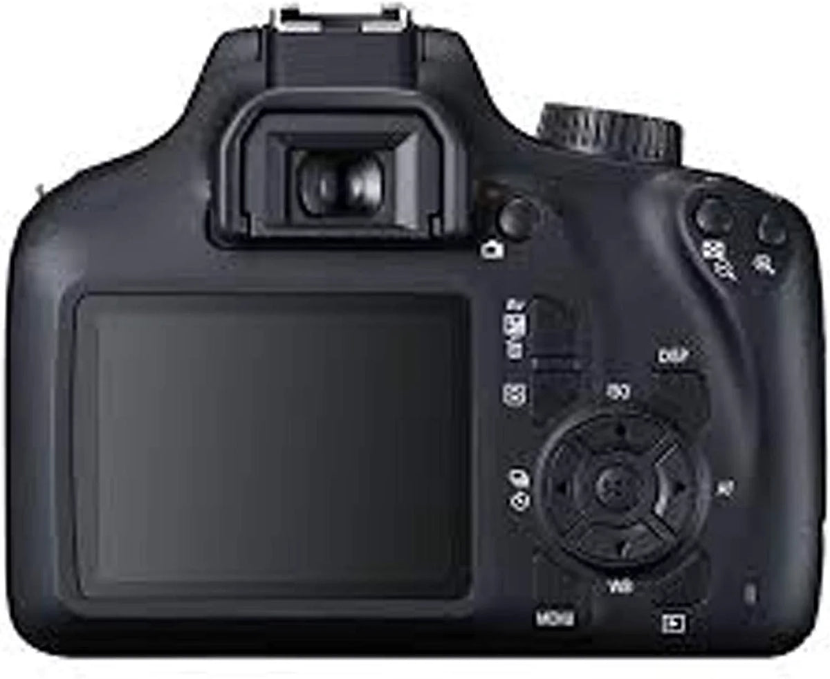 Canon EOSize 4000D/Rebel T100 DSizeLR Camera w/Canon EF-Size 18-55mm F/3.5-5.6 Zoom Lens+Canon EF 75-300mm III Lens+500mm f/8.0 Telephoto Lens+case+128Memory Cards (24PC)