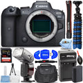 Canon EOSize R6 Mirrorless Digital Camera (Body Only) + EXT BATT + 128GB Bundle