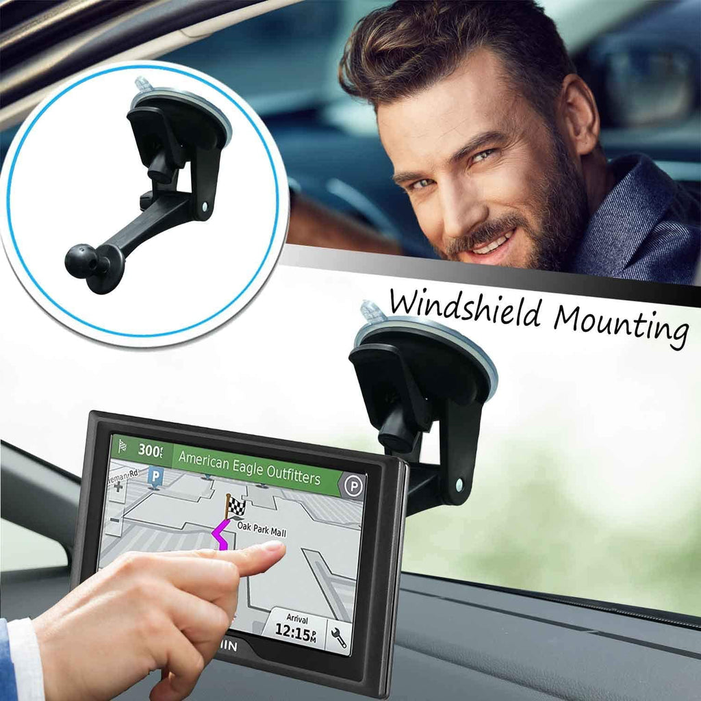 '- GPSize Mount for Garmin | GPSize Dashboard Mount Dash Windshield Window Car Holder for Garmin Nuvi RV Dezl