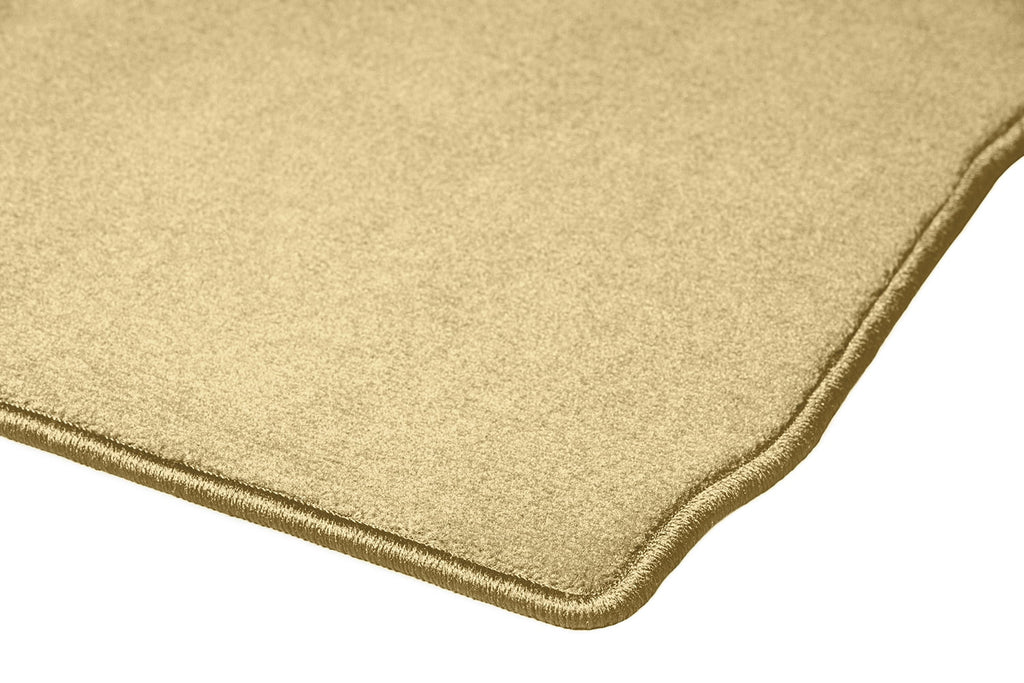GGBAILEY Toyota Highlander Beige Classic Carpet Car Mats / Floor Mats, Custom Fit for 2014, 2015, 2016, 2017, 2018, 2019 - Medium Trunk / Cargo Mat w/ Rear Sizeeat Down