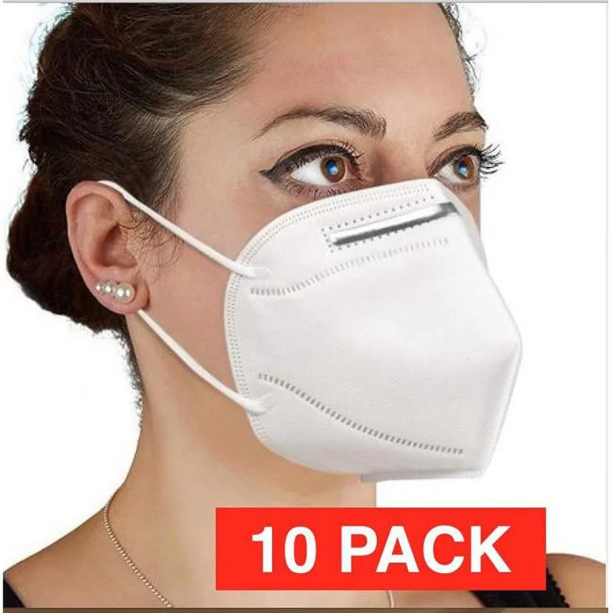 Cone Sizehape Molded Face Mask - 10 Count