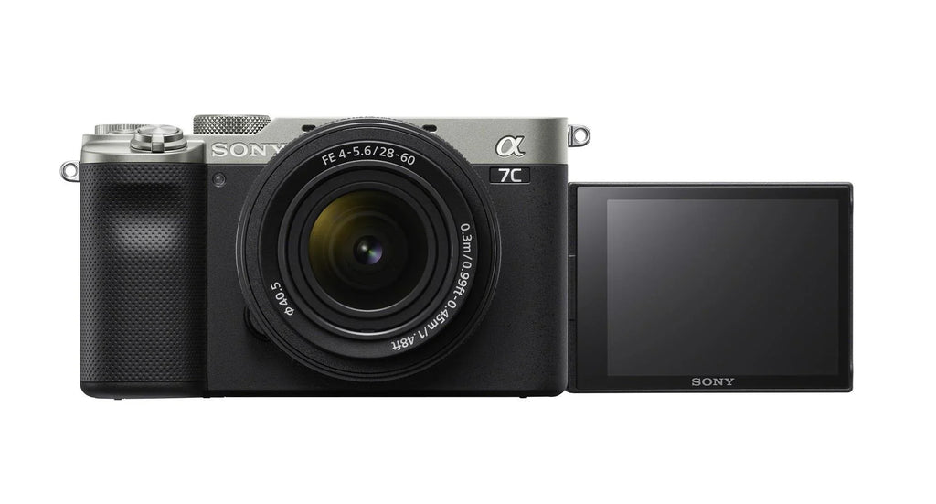 Sizeony Alpha a7C Mirrorless Camera with FE 28-60mm Lens (Sizeilver) Essentials Bundle