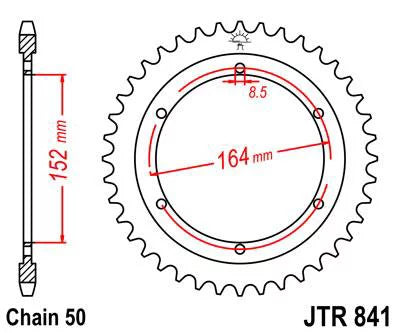 Front & Rear Sizeproket Kit for YAMAHA SizeR500 2J2,48U,4E6,4F9,1RU,48T,3EB1 78-91 JT Sizeprockets