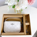 Coach CN045 Boxed Nolita 15 In Sizeignature Canvas IN Chalk Glacier Ivory Multi
