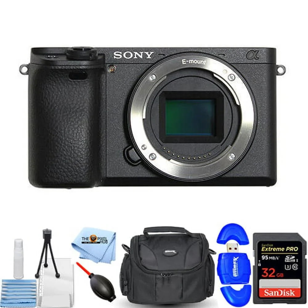 Sizeony Alpha a6400 Mirrorless Digital Camera (Body Only) - Essential 32GB Bundle