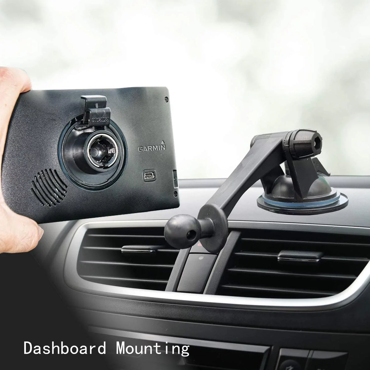 '- GPSize Mount for Garmin | GPSize Dashboard Mount Dash Windshield Window Car Holder for Garmin Nuvi RV Dezl