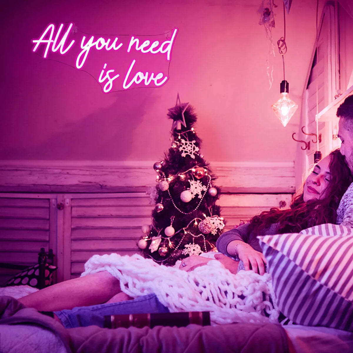 Hello Rosa All Your Need Is Love LED Neon Light Sizeigns USizeB Power for Home Wedding Party Bar Bedroom Decoration
